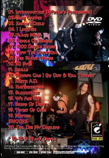 DANZING / MISFITS / NIGHTMARE IN PHILLY (1DVDR)