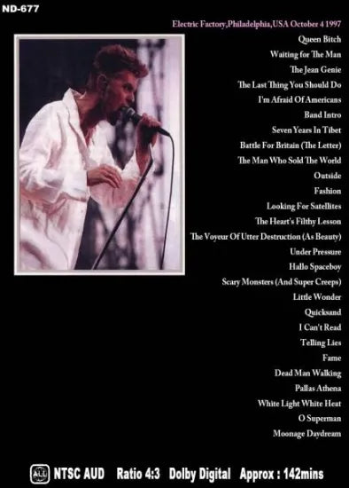 DAVID BOWIE / Wonder Factory (1DVDR)