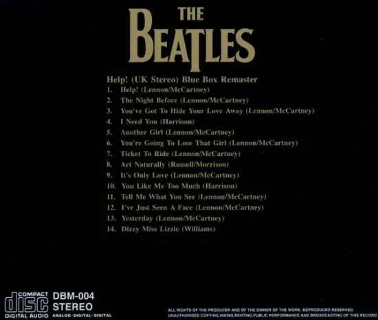THE BEATLES / HELP! (UK STEREO) (1CD)