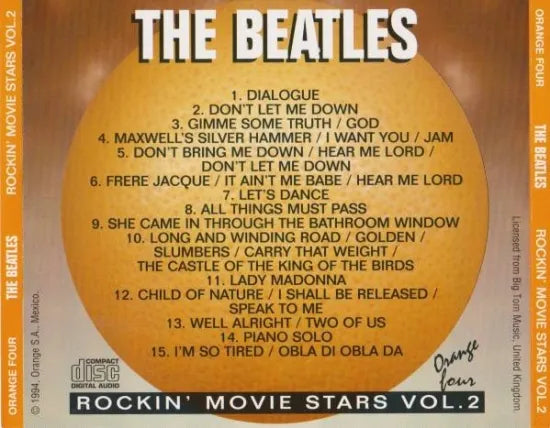 THE BEATLES / ROCKIN' MOVIE STARS VOL.2 (1CD)