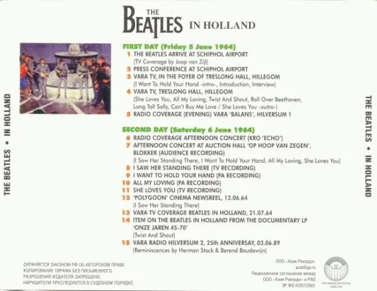 THE BEATLES / IN HOLLAND (1CD)