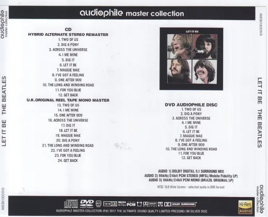 THE BEATLES / LET IT BE (AUDIOPHILE) (1CD+1DVD)