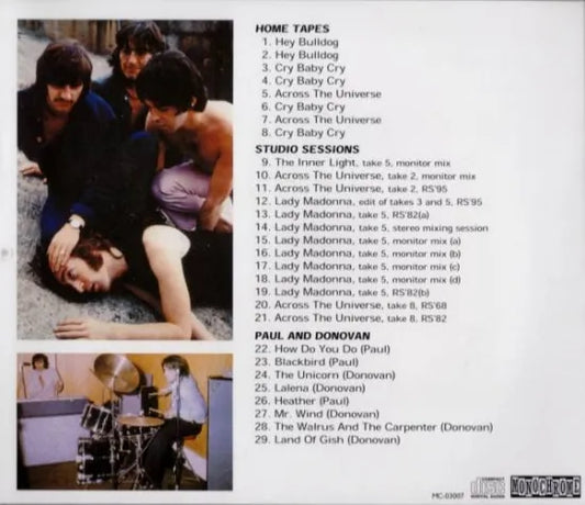 THE BEATLES / WHITE BOOKENDS (1CD)