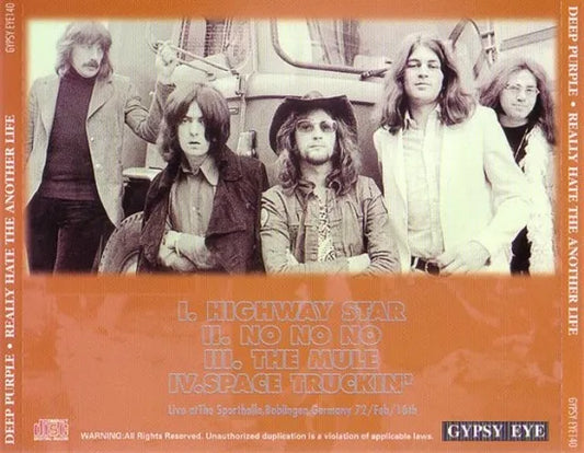 DEEP PURPLE / REALLY HATE THE ANOTHER LIFE (1CD)