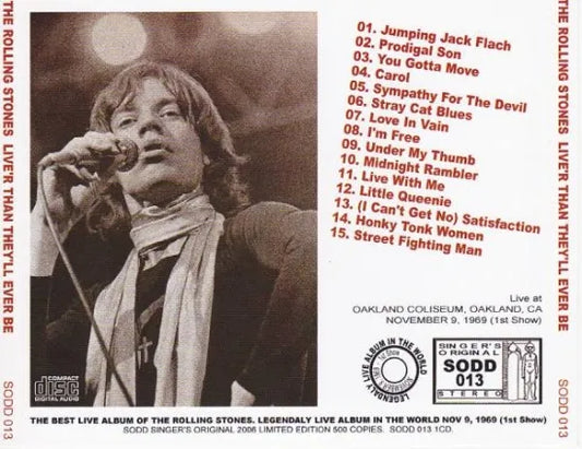 THE ROLLING STONES / LIVE'R THAN THEY'LL EVER BE LIVE'R THAN YOU'LL EVER BE (2CD)