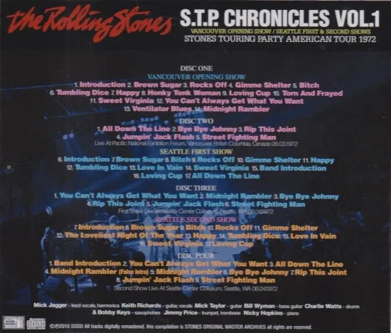 THE ROLLING STONES / STP CHRONICLES VOL.1 (4CD)