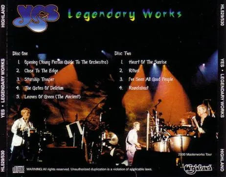 YES / LEGENDARY WORKS (2CD)