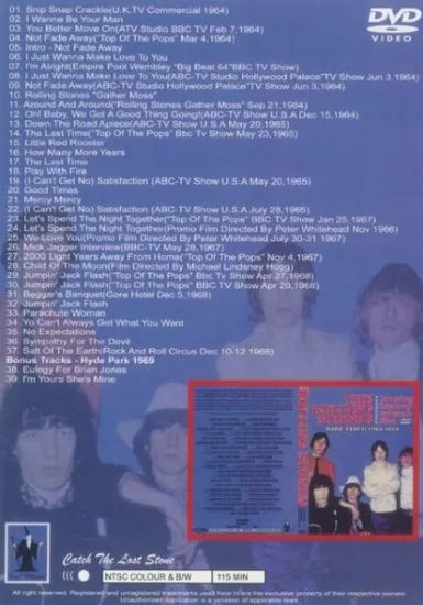 THE ROLLING STONES / Touring History Volume Five (1DVD)