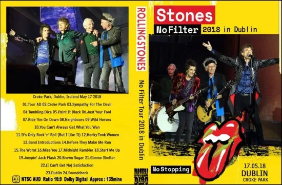 THE ROLLING STONES / No Filter Tour 2018 in Dublin (1DVDR)
