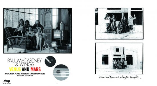 PAUL McCARTNEY & WINGS / VENUS AND MARS SOUND AND VISION AUDIOPHILE (1BDR)