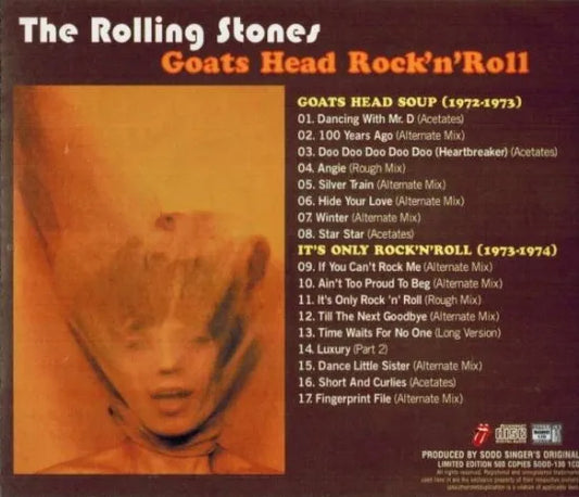 THE ROLLING STONES / GOATS HEAD ROCK'N'ROLL (1CD+1DVDR)