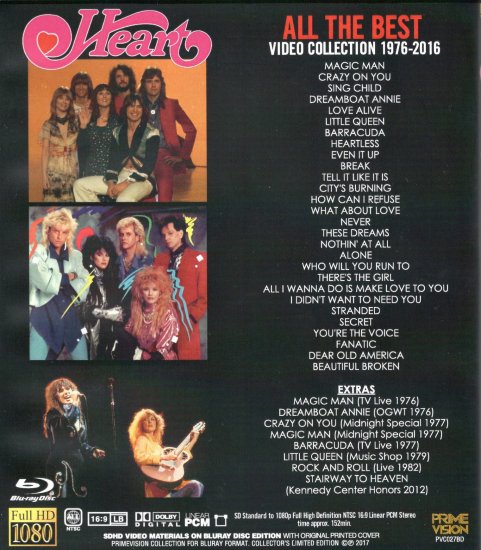 HEART / ALL THE BEST VIDEO COLLECTION 1976-2016 (1BDR)