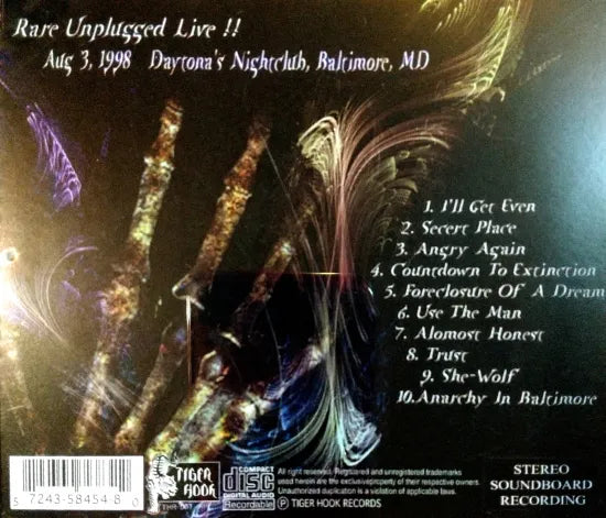 MEGADETH / Listen To This, Vic! STEREO SOUNDBOARD (1CDR)