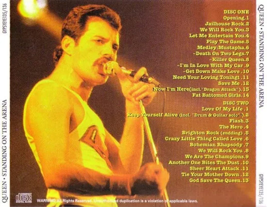 QUEEN / STANDING ON THE ARENA (2CD)