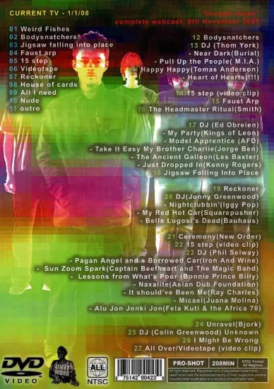 RADIOHEAD / IN THE SHOW Pro-Shot (1DVDR)