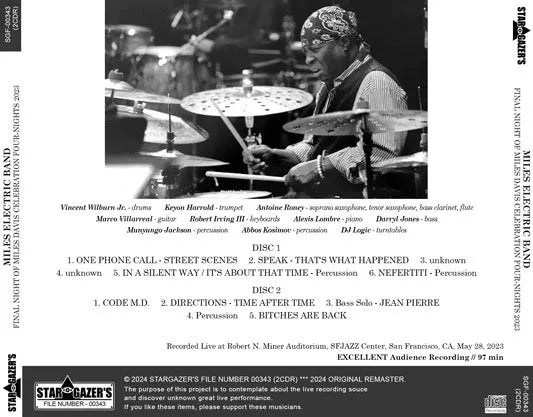 MILES ELECTRIC BAND / FINAL NIGHT OF MILES DAVIS CELEBRATION FOUR-NIGHTS 2023 (2CDR)