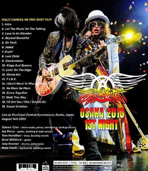AEROSMITH / OSAKA 2013 FIRST NIGHT HD PRO-SHOT (1BDR)