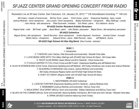 V.A. / SFJAZZ CENTER GRAND OPENING CONCERT FROM RADIO (2CDR)