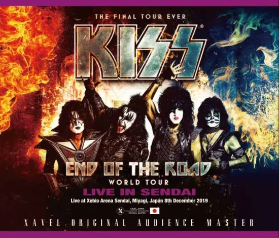 KISS / END OF THE ROAD WORLD TOUR 2019 LIVE IN SENDAI Limited Edition (2CDR+1BDR+1DVDR)