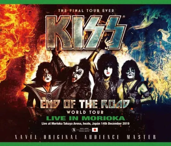 KISS / END OF THE ROAD WORLD TOUR 2019 LIVE IN MORIOKA Limited Edition (2CDR+1BDR+1DVDR)