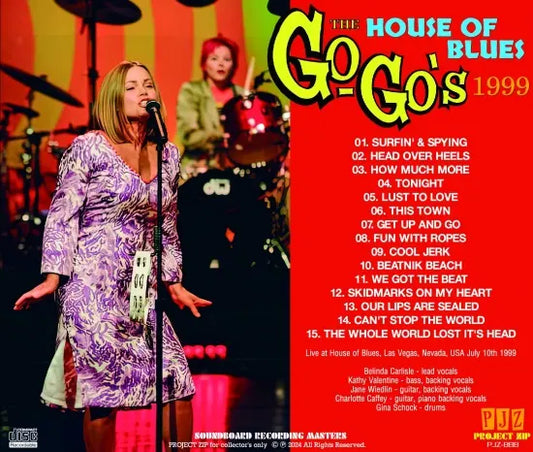 GO-GO'S / HOUSE OF BLUES 1999 (1CDR)