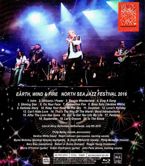 Earth, Wind & Fire / North Sea Jazz Festival 2016 HD PRO-SHOT (1BDR)