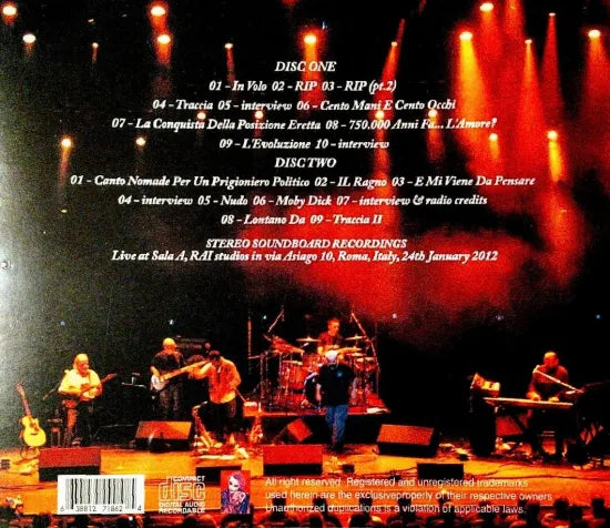 Banco del Mutuo Soccorso / Concert in Rome 2012 SOUNDBOARD (2CDR)