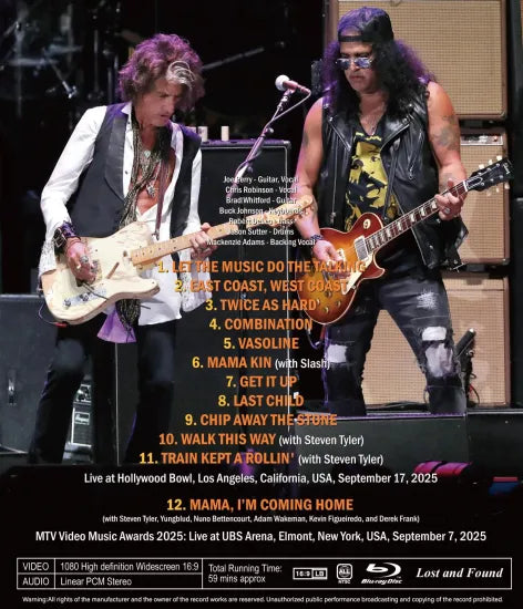 THE JOE PERRY PROJECT / HOLLYWOOD BOWL 2025 (1BDR)
