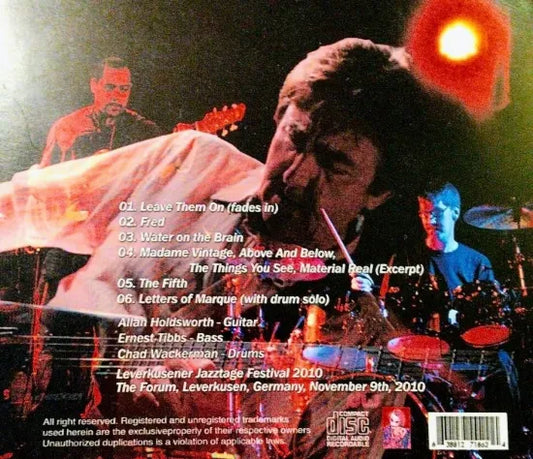 Allan Holdsworth / Live In Leverkusen 2010 SOUNDBOARD (1CDR)