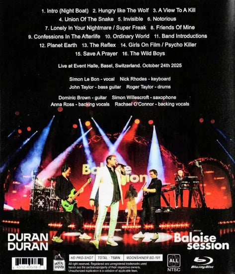 DURAN DURAN / BALOISE SESSION 2025 HD PRO-SHOT (1BDR)