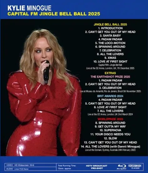 KYLIE MINOGUE / CAPITAL FM JINGLE BELL BALL 2025 (1BDR)