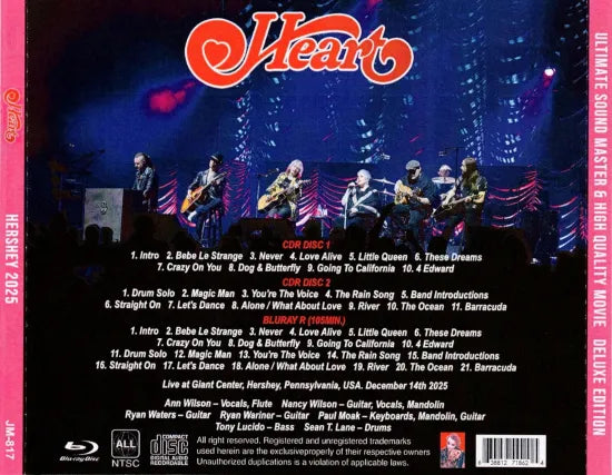 HEART / HERSHEY 2025 (2CDR+1BDR)