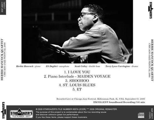 HERBIE HANCOCK QUARTET / CHICAGO JAZZ FESTIVAL 2000 (1CDR)