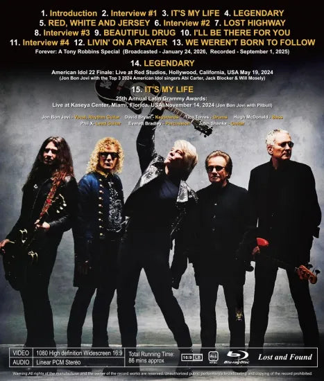 BON JOVI / FOREVER: A TONY ROBBINS SPECIAL (1BDR)