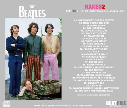 THE BEATLES / NAKED2 STRIPPED DOWN REMIX COLLECTION 2026 (1CDR)