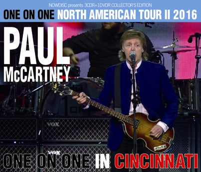 PAUL McCARTNEY / ONE ON ONE IN CINCINNATI (3CDR+1DVDR)