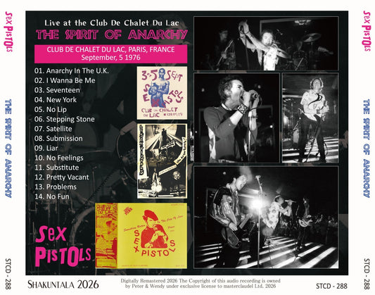 SEX PISTOLS / 1976 THE SPIRIT OF ANARCHY (1CD)