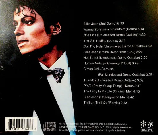 Michael Jackson / Thriller Alternate Versions (1CDR)
