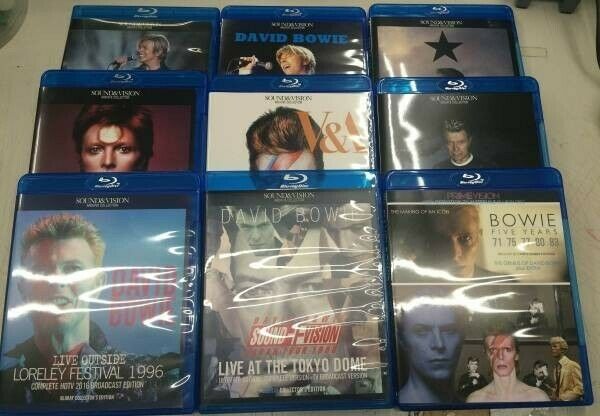 David Bowie / Memorial Program Live Performances Blu-Ray 9 Titles Set (11BDR)