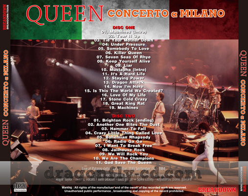 QUEEN / CONCERTO a MILANO (2CDR)