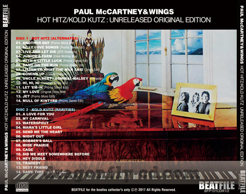 PAUL McCARTNEY / HOT HITZ / KOLD KUTZ UNRELEASED ORIGINAL EDITION (2CDR)