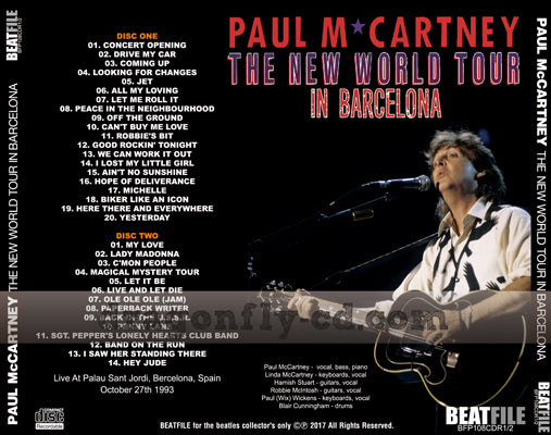 PAUL McCARTNEY / THE NEW WORLD TOUR IN BARCELONA (2CDR)