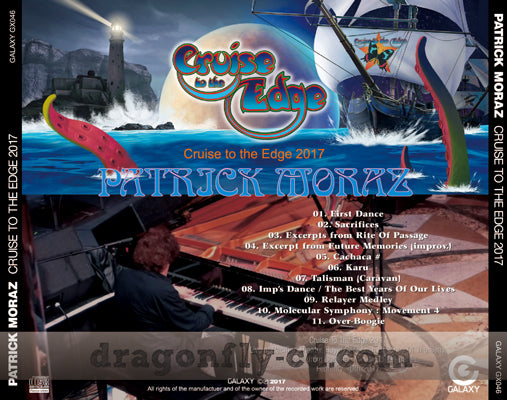 PATRICK MORAZ / CRUISE TO THE EDGE 2017 (1CDR)