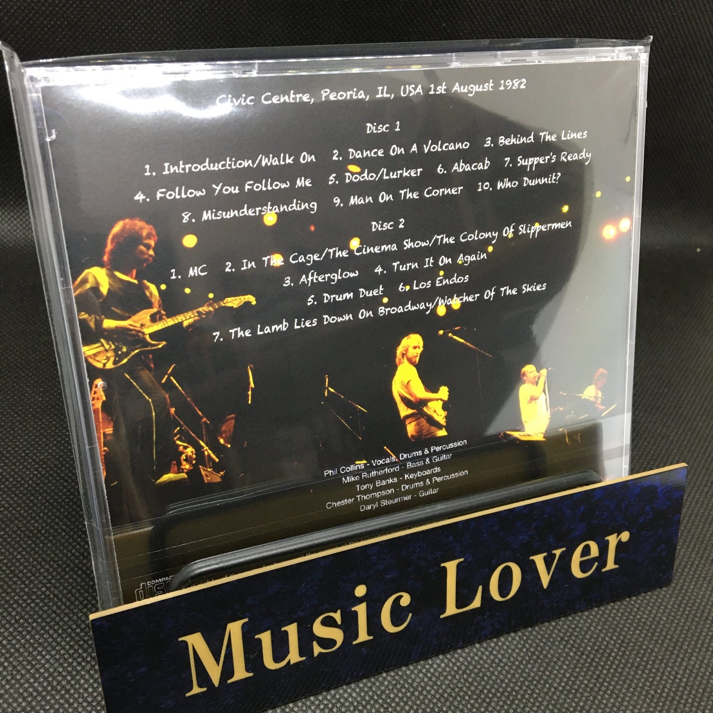 GENESIS / PEORIA 1982 SOUNDBOARD STEREO SOUNDBOARD (2CDR)