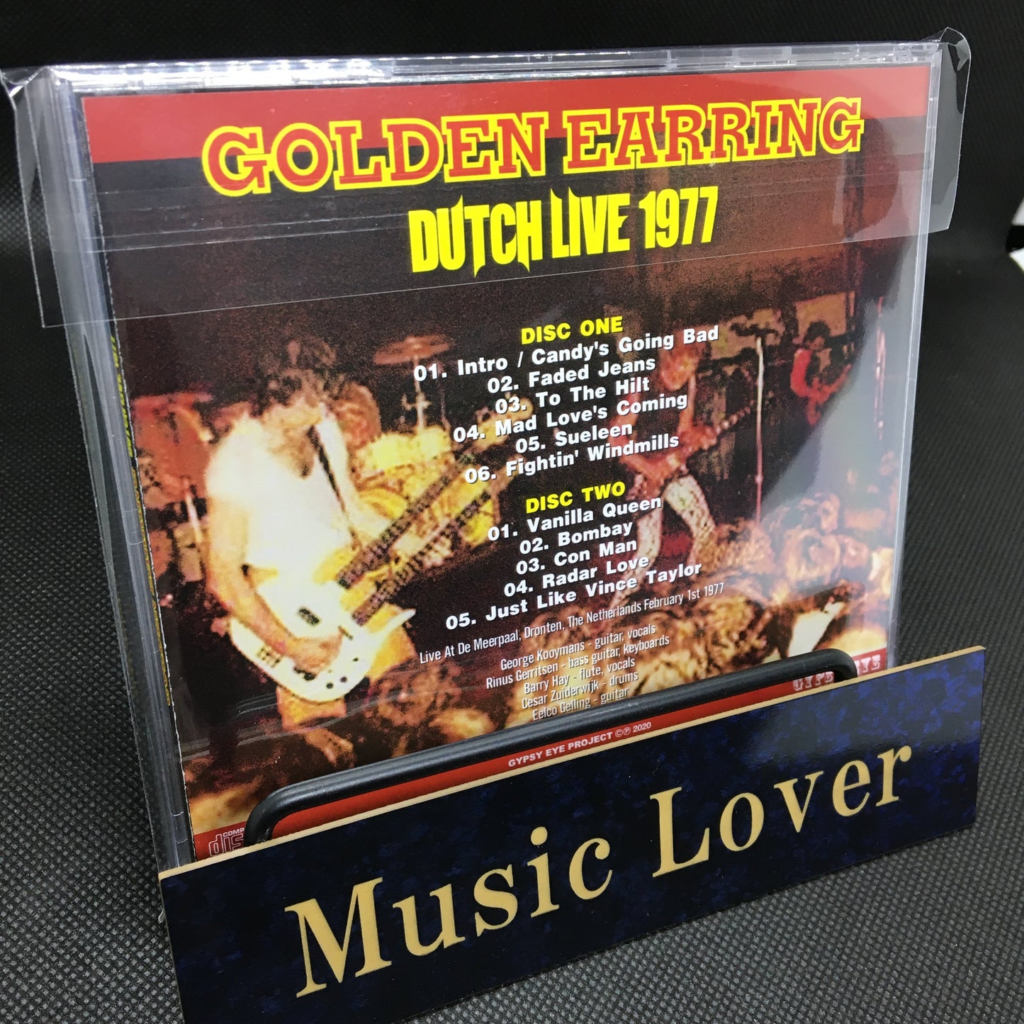 GOLDEN EARRING / DUTCH LIVE 1977 Soundboard (2CDR)
