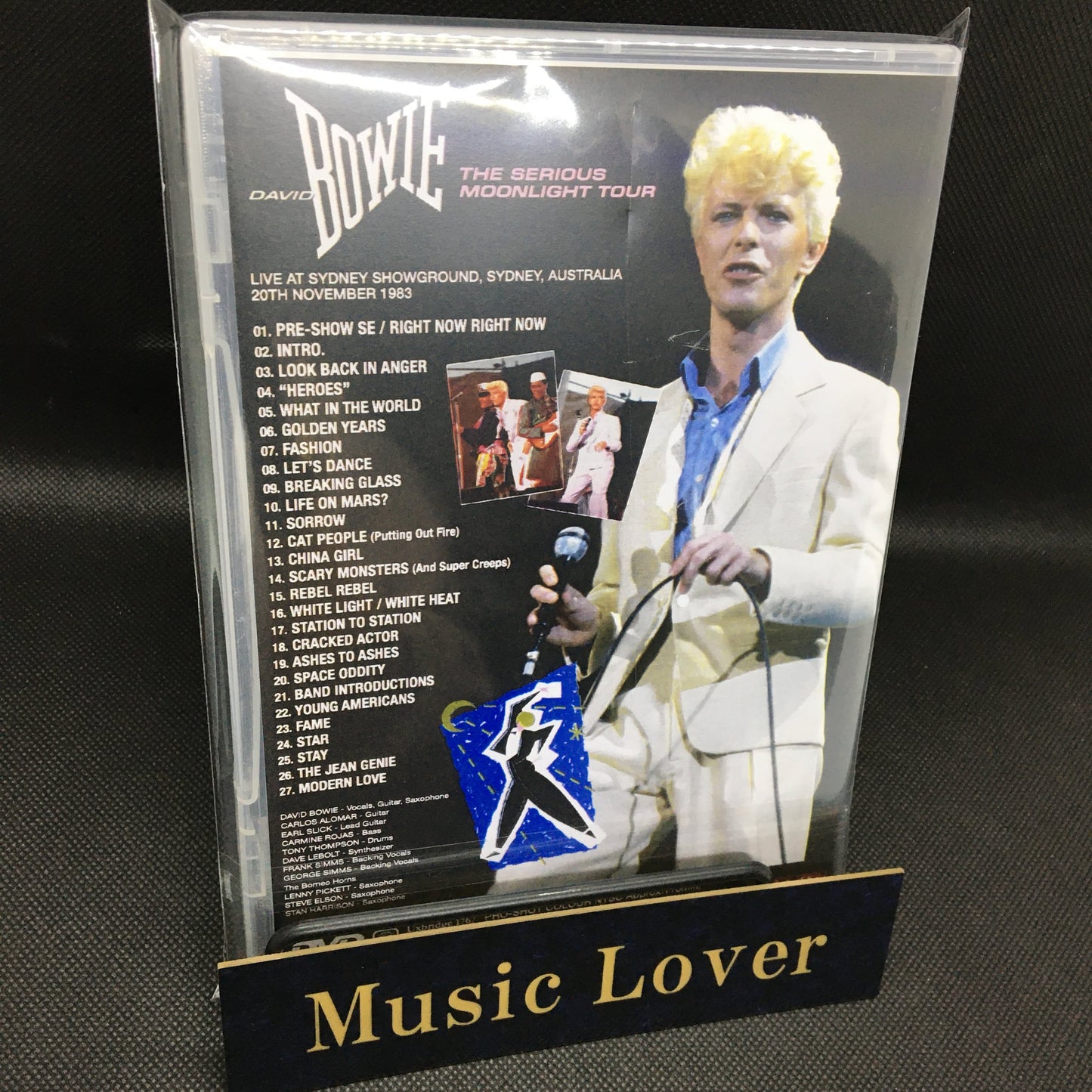 DAVID BOWIE / SYDNEY 1983 THE VIDEO PRO SHOT (1DVDR)