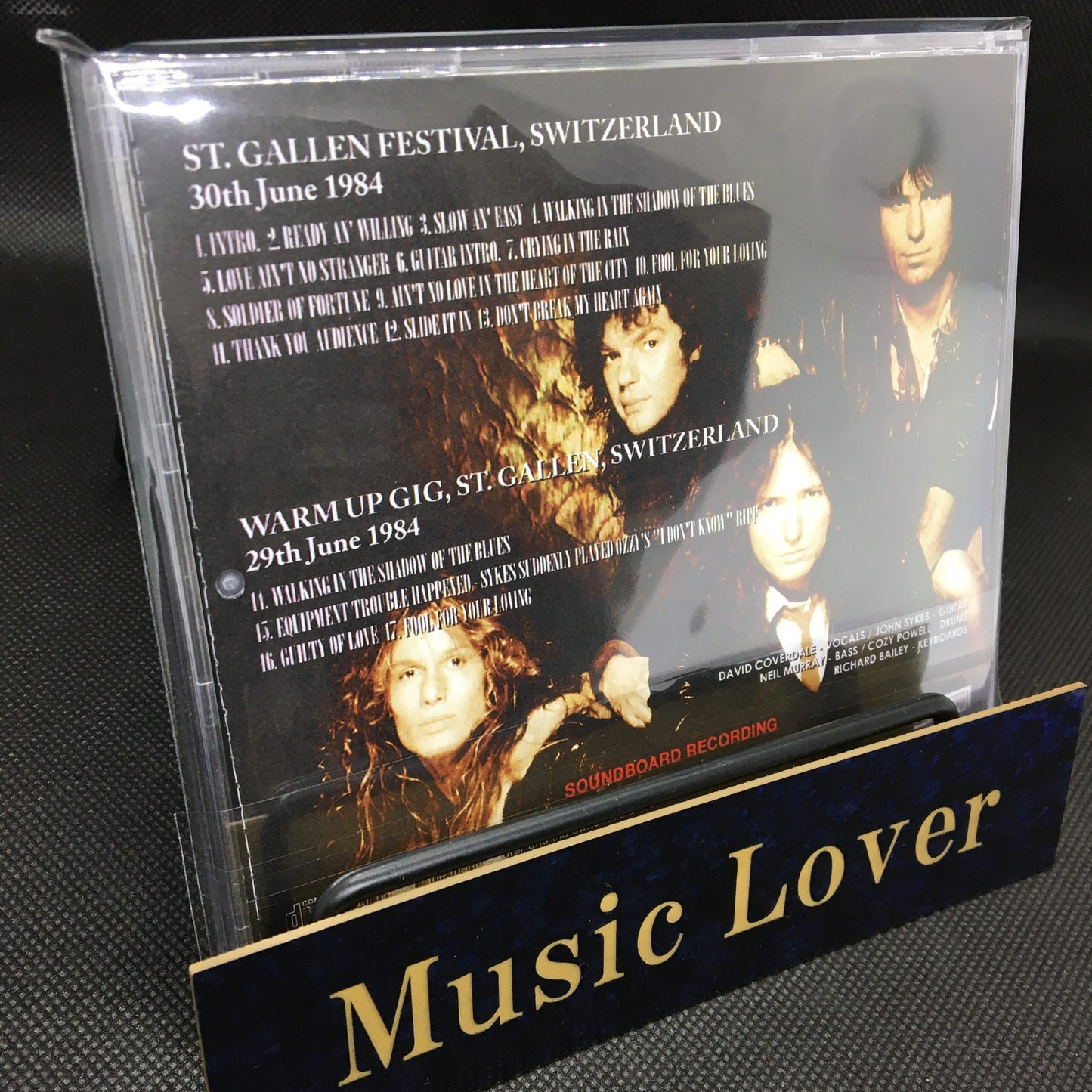 WHITESNAKE / ST. GALLEN 1984 SOUNDBOARD (1CDR)