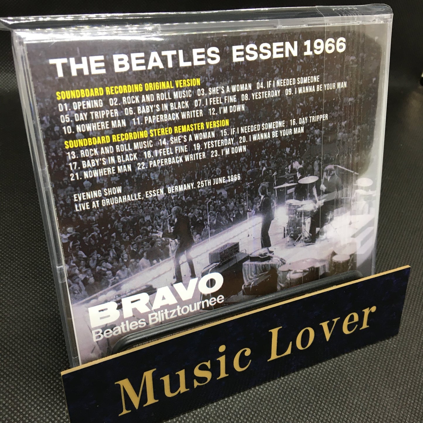 THE BEATLES / ESSEN 1966 SOUNDBOARD (1CDR)