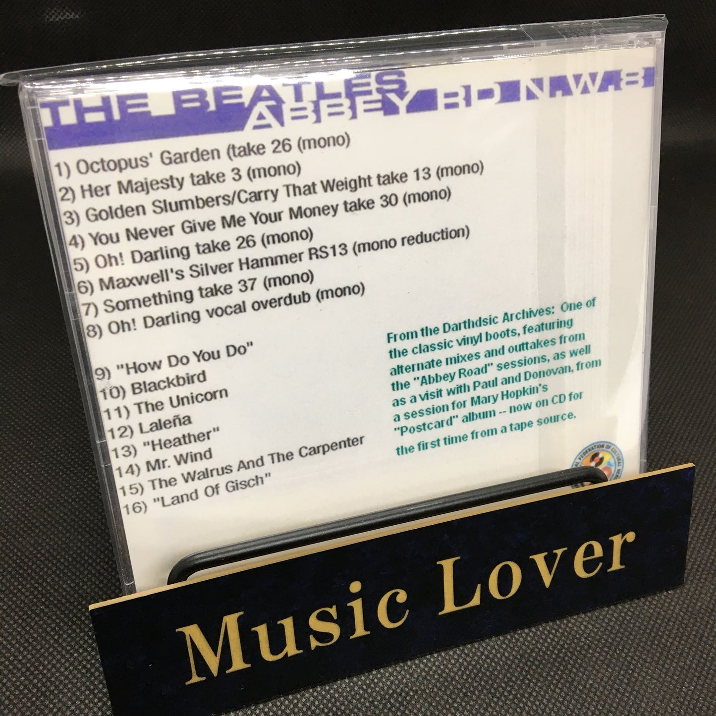 THE BEATLES / ABBY RD N.W.8 Soundboard (1CD)