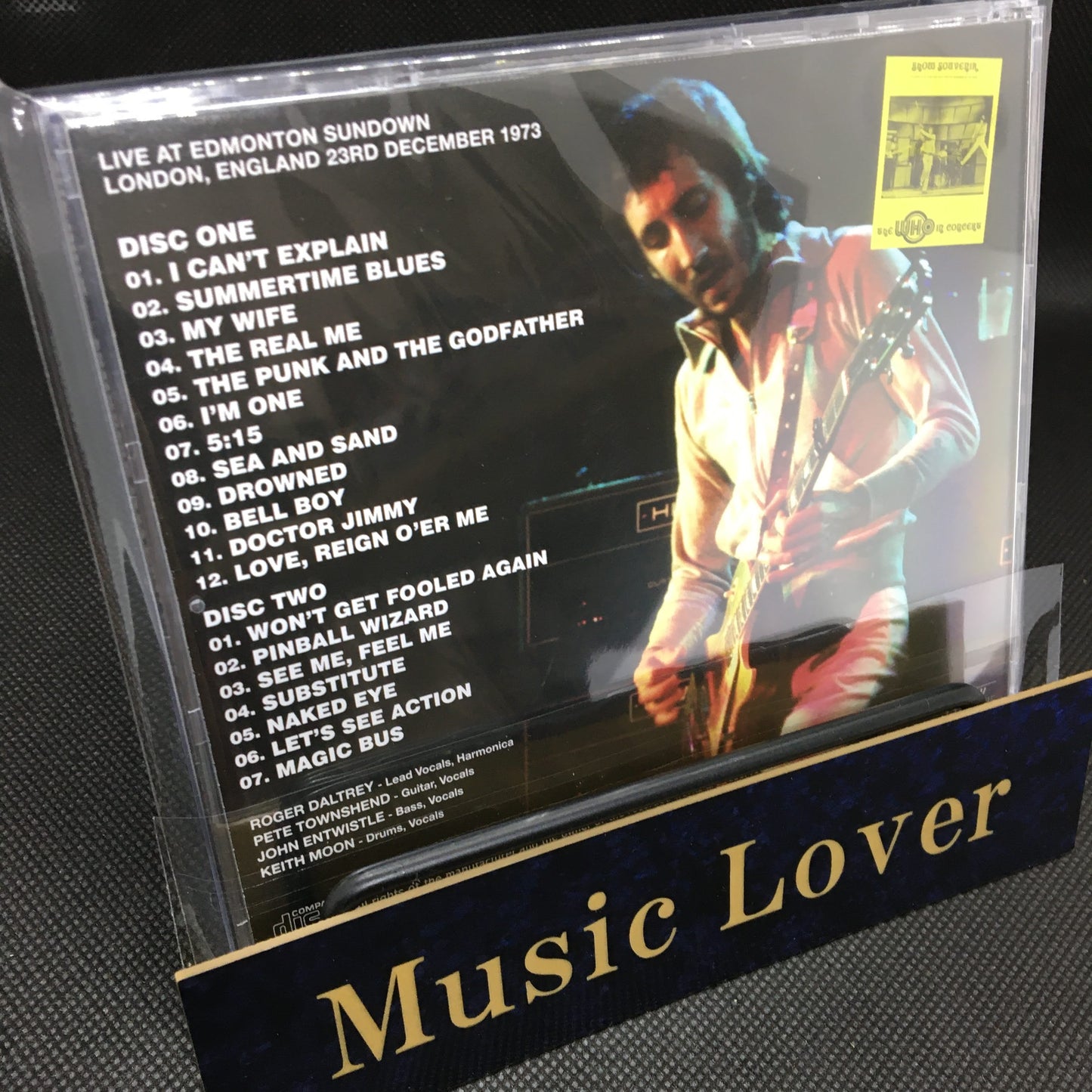 THE WHO / EDMONTON 1973 FINAL NIGHT MASTER CASSETTES (2CD)